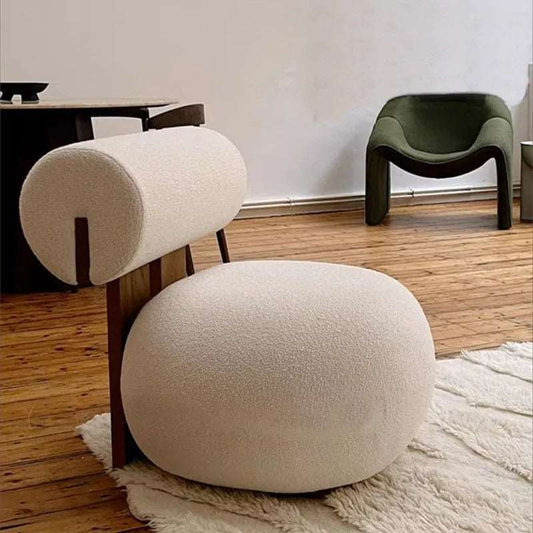Nordic Solid Wood Single Sofa Chair